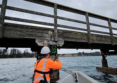barge hire for bridge repair suport