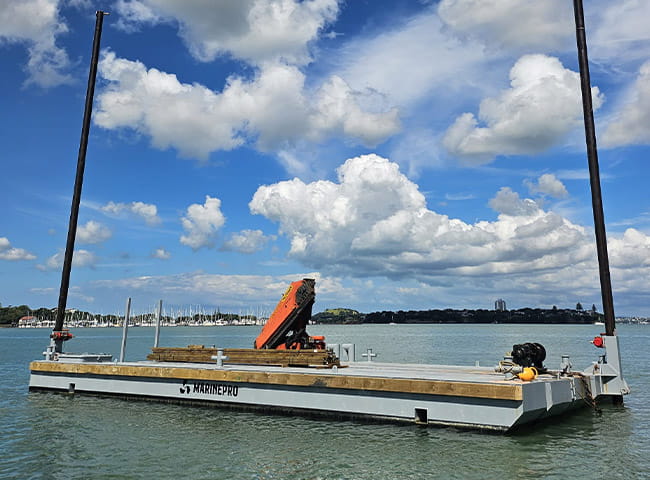 marine construction barge