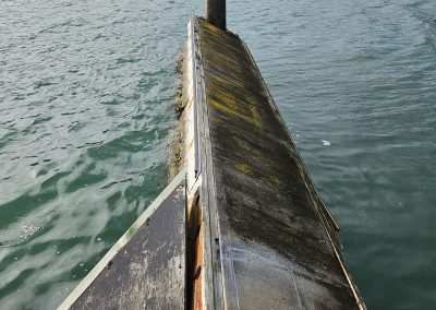 wharf repairs in the hauraki gulf