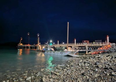 barge hire and marine operations in the Hauraki gulf