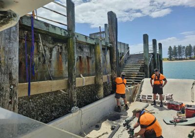 wharf maintenance and construction support