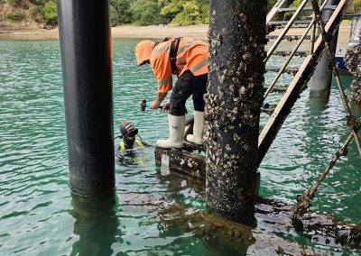 wharf maintenance and commercial dive support
